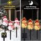Solar Landscape Pathway, 3PCS Snowman Shape Solar Christmas Decorations Outdoor Christmas Lights Decor for Yard, Patio, and Porch, Christmas Stakes Lights